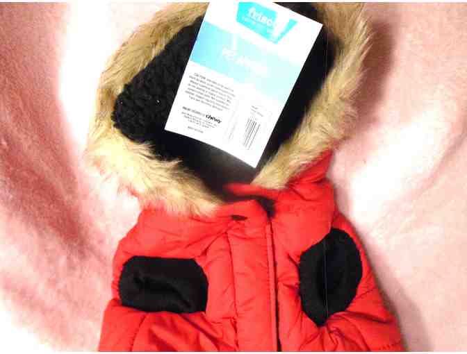 Red winter coat for your dog