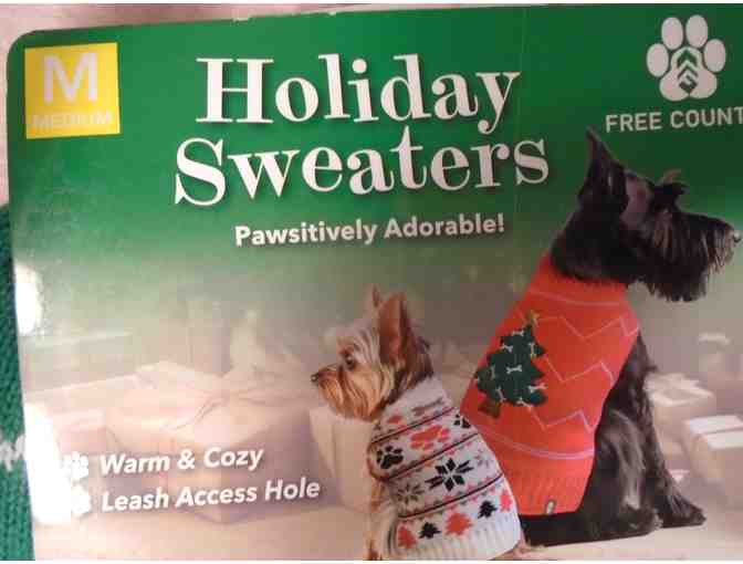 Knitted Holiday Dog Sweater