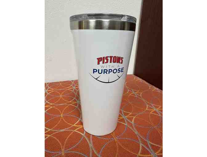 Detroit Pistons Basket with Tickets, Signed Memorabilia, and More - Photo 5