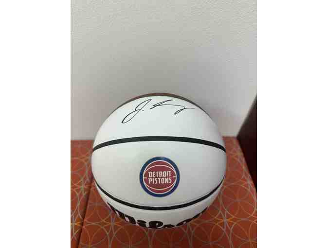 Detroit Pistons Basket with Tickets, Signed Memorabilia, and More - Photo 3