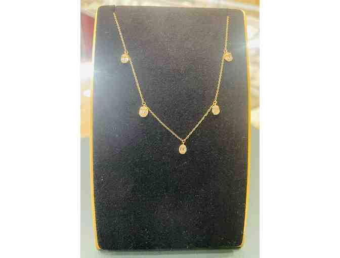 Yuvel -- 14K Yellow Gold Diamond Station Necklace - Photo 2