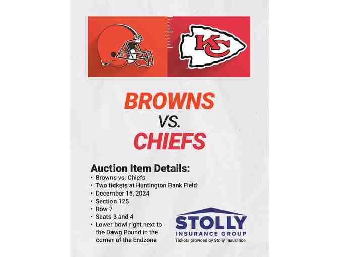 Browns vs Chiefs Tickets - Photo 1