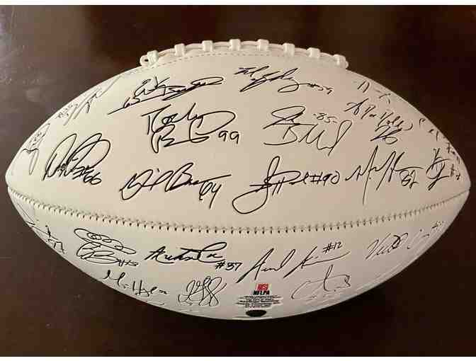 New York Giants 2024 Autographed Football - Photo 5