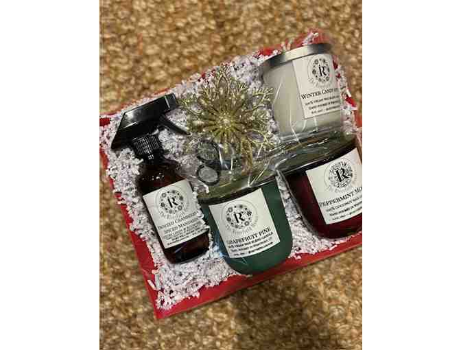 Basket of Exquisite Riverfield House Candles - Photo 1