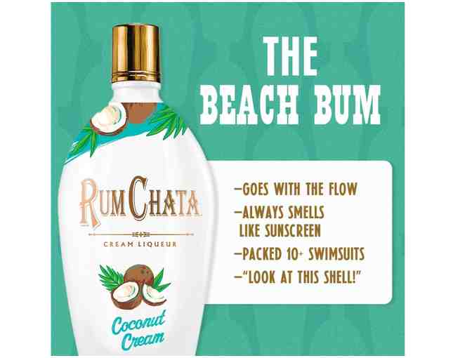 RumChata set- four bottles in two flavors and soda can glasses set
