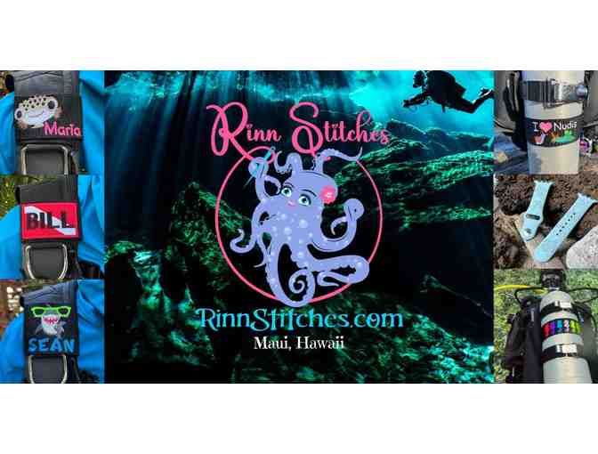 Rinn Stitches Sea Turtle Luggage Tag