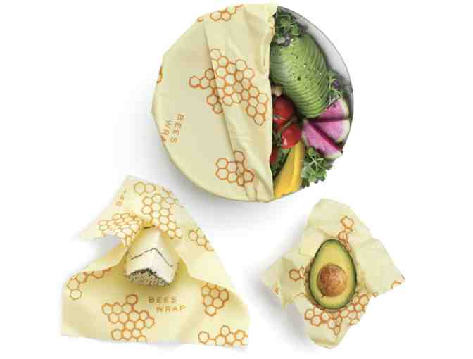 Bees Wrap Assorted 3 Pack- Honeycomb Print - Photo 2