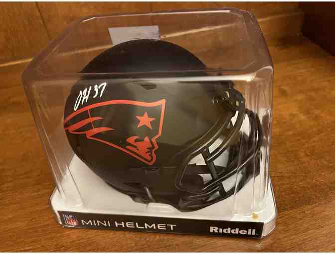 Damien Harris Black Mini Helmet