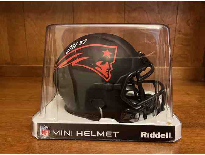 Damien Harris Black Mini Helmet