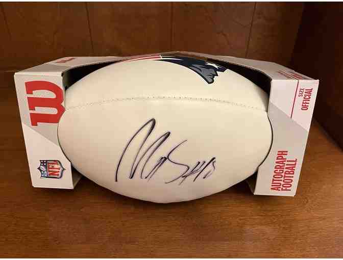 Matthew Slater Football with certificate of authenticity