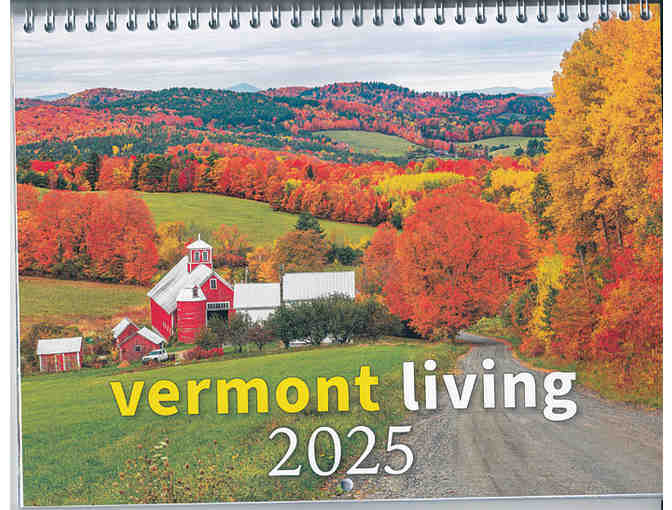 2025 Vermont Living Boxed Wall Calendar & 10 Bic Pens *donated by Kimball Office Services - Photo 1