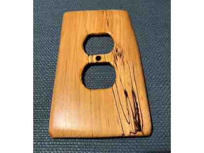 Beautiful Wooden Outlet Cover *Created by Reed Prescott *Verde Mountain