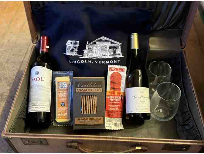 Wine & Cheese Gift Bag *donated by the Lincoln General Store, Lincoln, VT - Photo 1