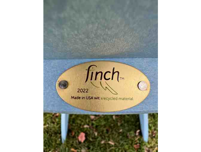 Finch Adirondack Chair in Ocean Blue*Donated by Woodware, Middlebury, VT