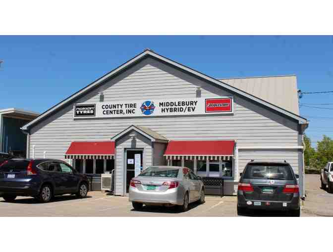 $75 Gift Certificate to County Tire in Middlebury, VT * All of Your Automotive Needs!