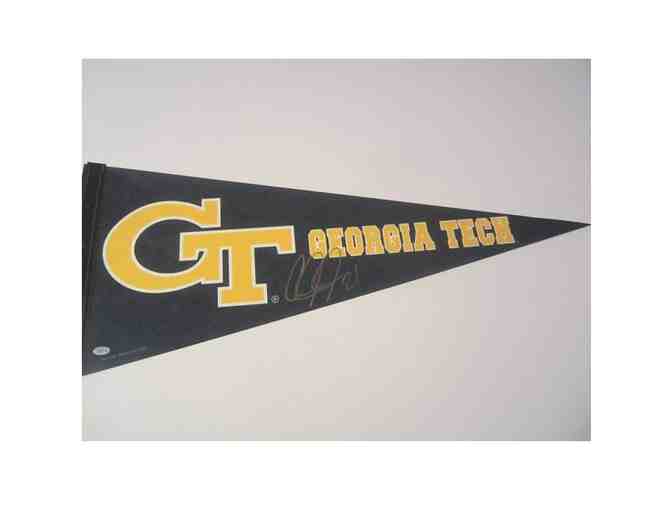 Calvin Johnson Georgia Tech Autographed Pennant - Photo 1