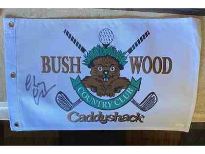 Chevy Chase Caddyshack Signed Golf Flag