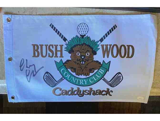 Chevy Chase Caddyshack Signed Golf Flag - Photo 1