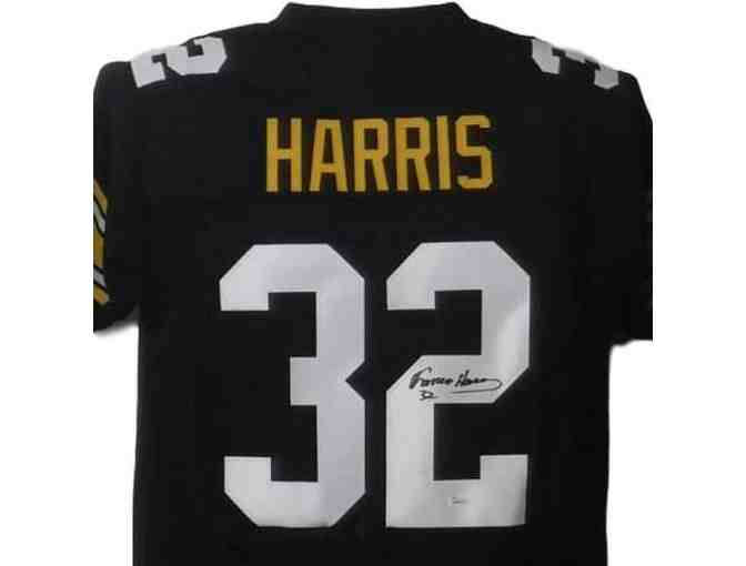 Franco Harris Autographed Pittsburgh Steelers Football Jersey - Photo 1