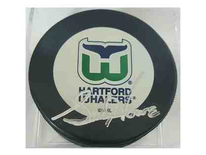 Gordie Howe Hartford Whalers Autographed Puck