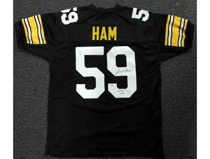 Jack Ham Pittsburgh Steelers Autographed Football Jersey - Photo 1