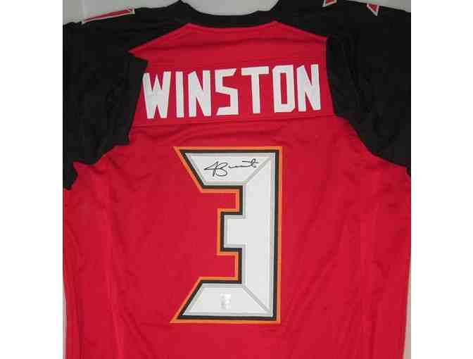 Jameis Winston Autographed Football Jersey - Photo 1