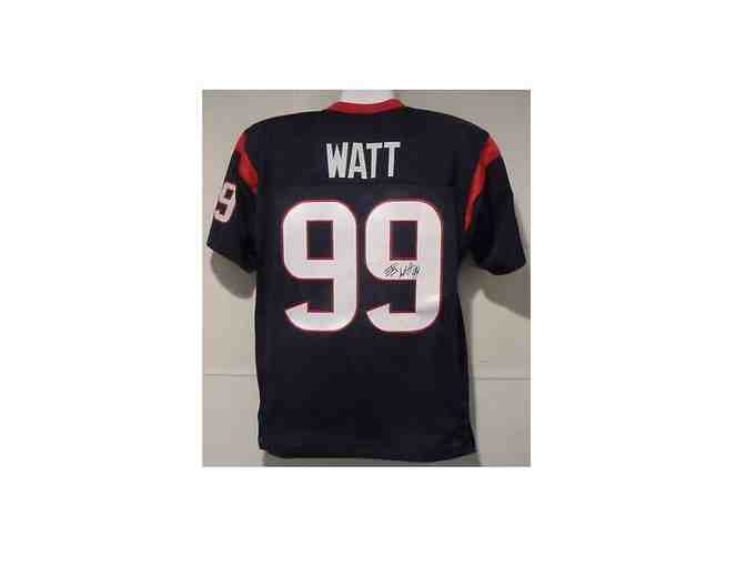 J J Watt Houston Texans Autographed Football Jersey - Photo 1