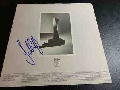 Led Zeppelin John Paul Jones Autographed Album Piece