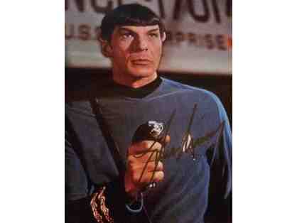 Leonard Nimoy Star Trek Autographed Photo