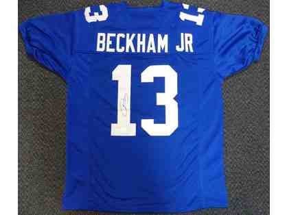 Odell Beckham Autographed Football Jersey