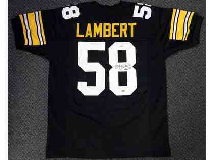 Pittsburgh Steelers Jack Lambert Autographed Football Jersey