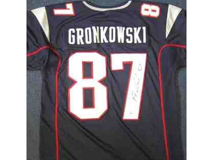 Rob Gronkowski Autographed Football Jersey