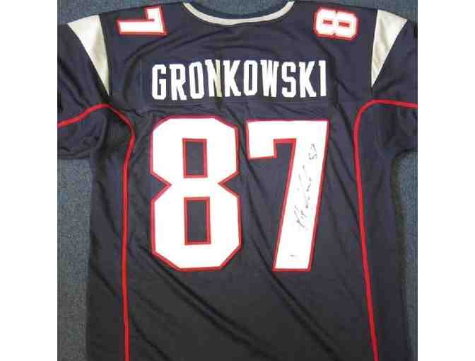 Rob Gronkowski Autographed Football Jersey - Photo 1