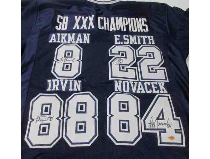 Super Bowl XXX Autographed Football Jersey - Photo 1