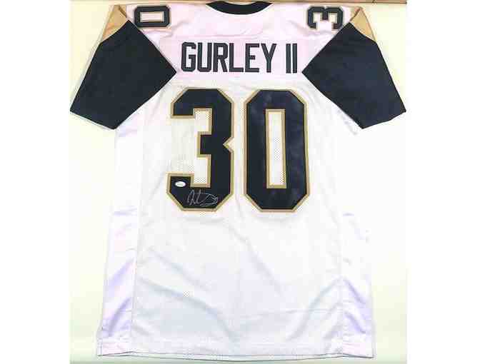 Todd Gurley Los Angeles Rams Autographed Football Jersey - Photo 1