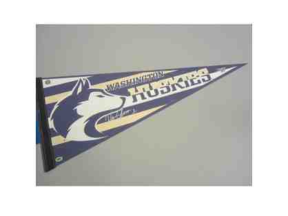 Warren Moon Washington Huskies Autographed Pennant