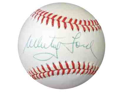 Whitey Ford Autographed Baseball