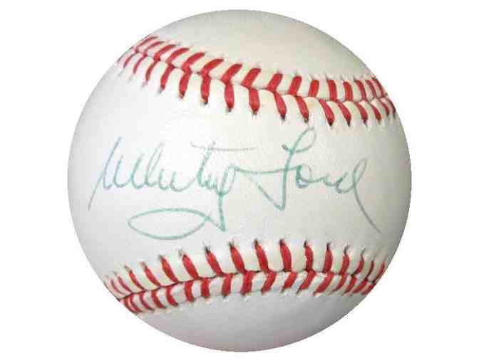 Whitey Ford Autographed Baseball - Photo 1