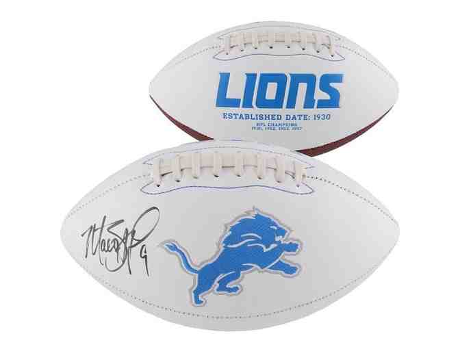 Matthew Stafford Detroit Lions Autographed Football - Photo 1