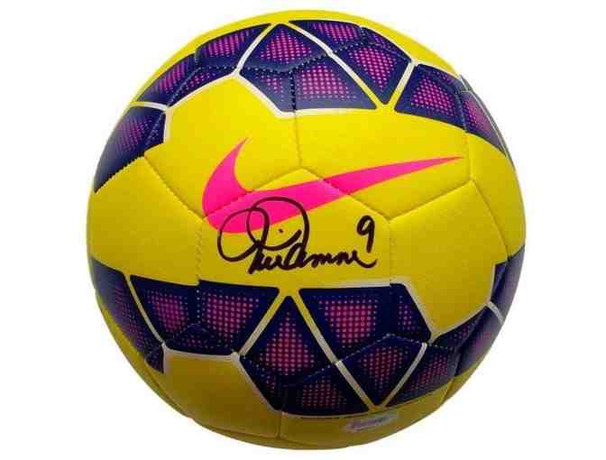 Mia Hamm Autographed Soccer Ball - Photo 1