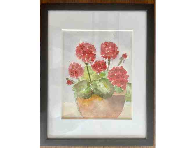 Original art: 'Geraniums'