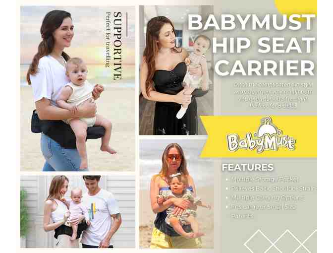 BABYMUST Baby Hip Seat Carrier - Photo 1