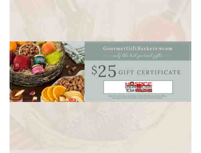 $25 Gift Certificate to GourmetGiftBaskets.com