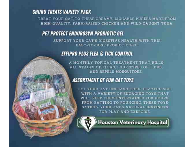 Whisker Wellness Bundle - Cat Vet Supplies Basket Donated by Houston Veterinary Hospital 2 - Photo 2