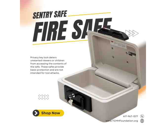 SentrySafe 1150 1/2 Hour FIRE-Safe Chest, 0.30 Cubic Feet, Dove Gray