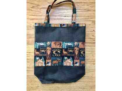 Tiger's Eye Totes - Heavy Duty Tote Bag (Moose Scene)