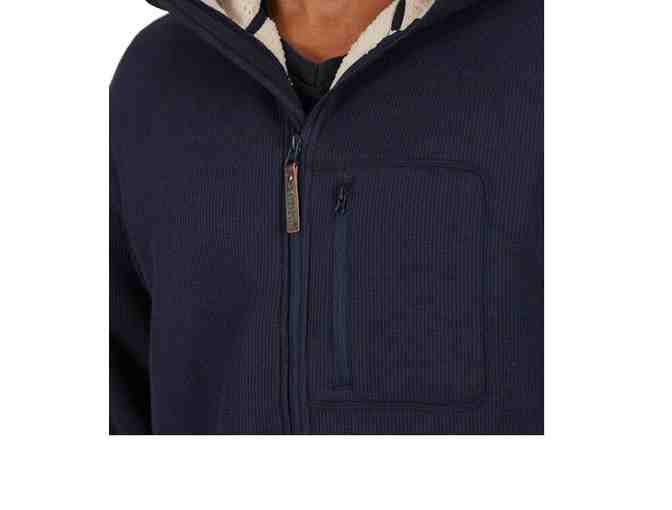 Smiths Sherpa-Lined Thermal Full-Zip Hooded Jacket Navy